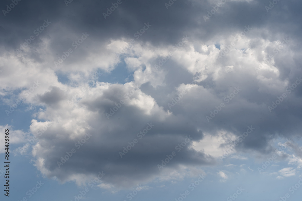 Blue sky background with clouds. Blue sky background with clouds.