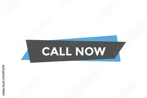 Call now button web banner templates. Vector Illustration
