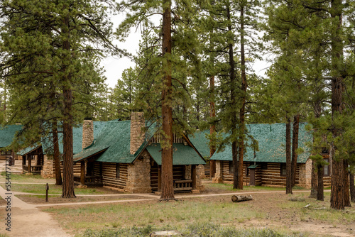 Lodge Cabins Along The Rim In Bryce Canyon