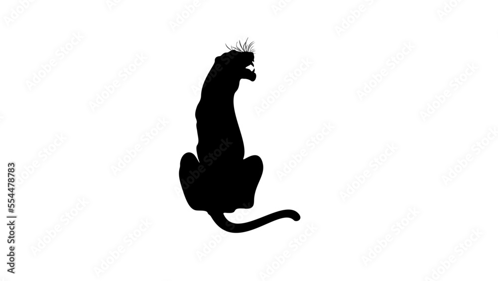 tiger silhouette high quality vector tiger silhouette high quality vector