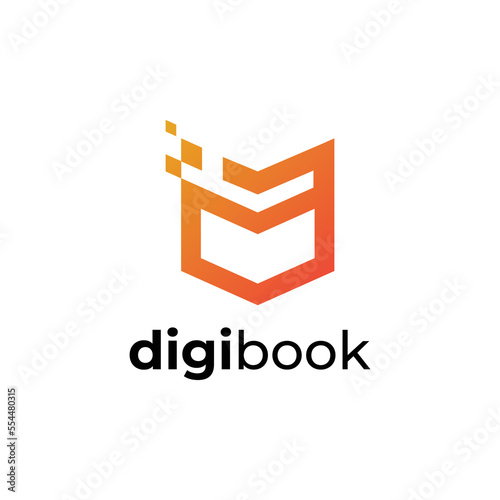 ebook for book shop and education logo