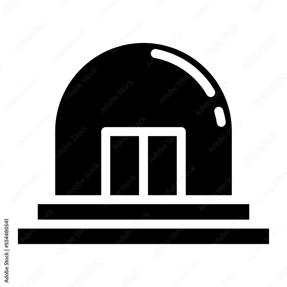 Fototapeta premium mosque glyph 