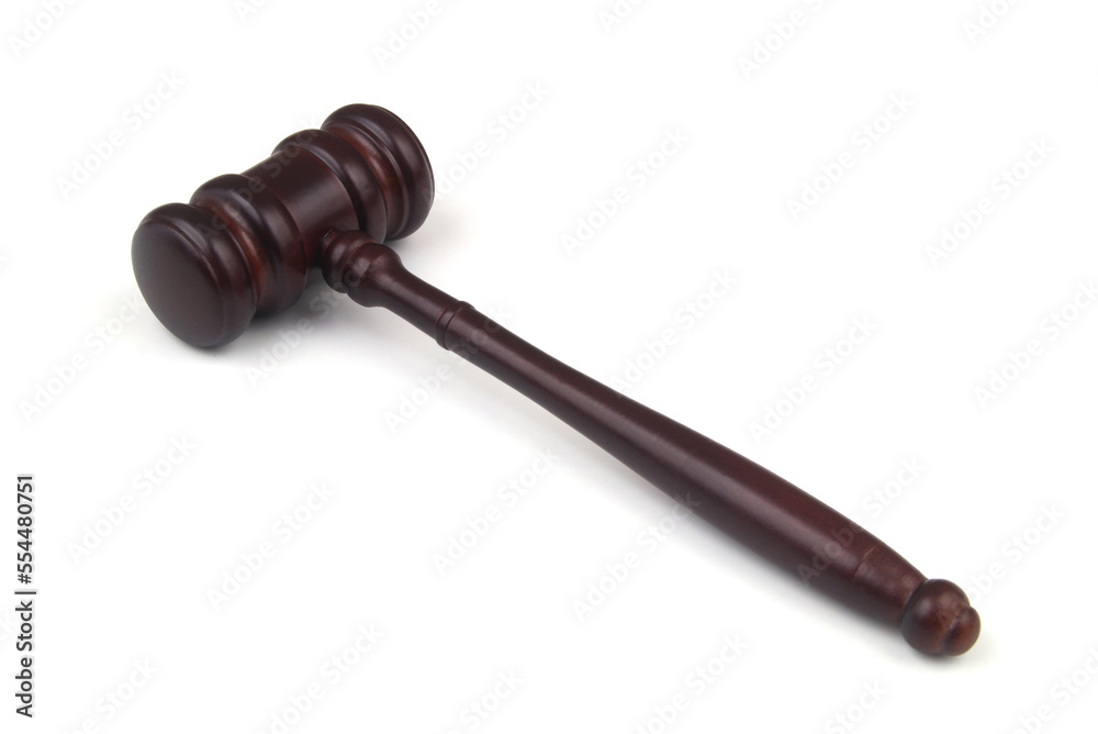 Judge gavel isolated on white background. Court and auction concept. Judge gavel isolated on white background. Court and auction concept.