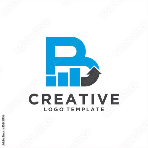 Free Download Investment logo with capital letter B, finance logo, financial investment logo, business logo - GFXLoad