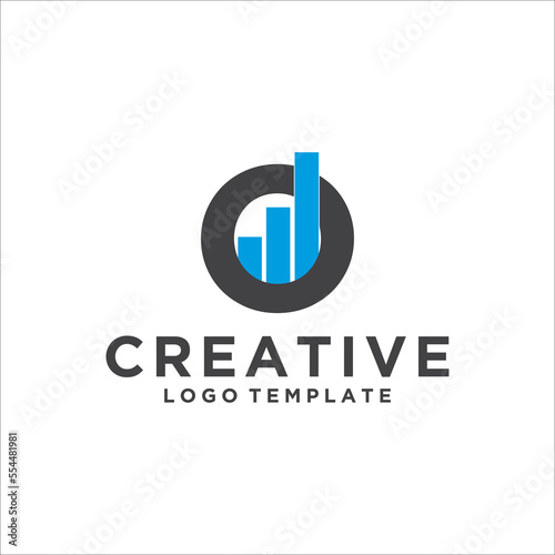 Investment logo with capital letter O, finance logo, financial investment logo, business logo