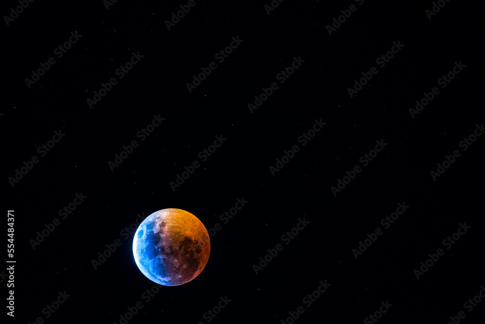moon in space