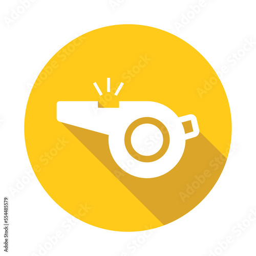 Whistle icon vector graphic illustration