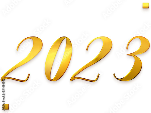 2023 Elegant Gold Typography Bold Text 