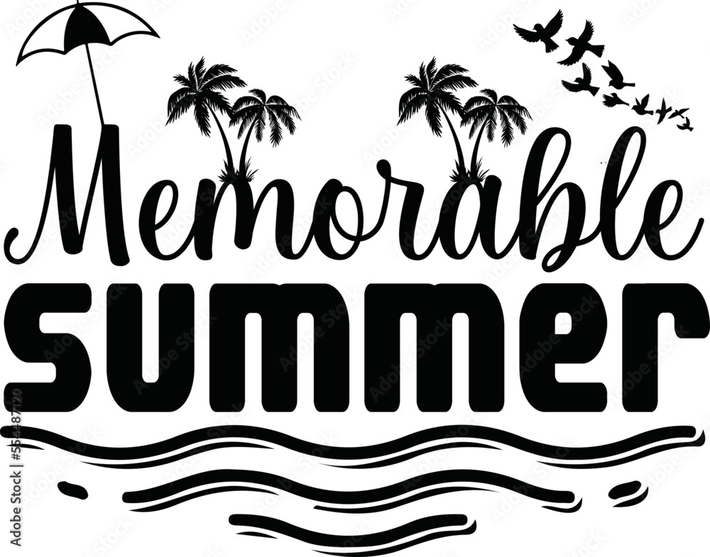 Naklejka premium summer svg desaign 