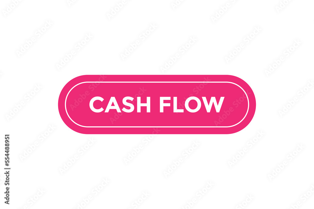 Cash flow button web banner templates. Vector Illustration
Cash flow button web banner templates. Vector Illustration
