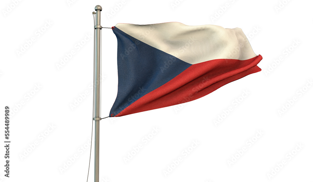 Fototapeta premium Czech Republic Flag, Czech Republic