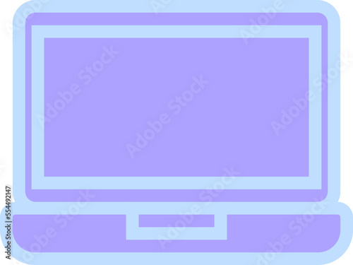 laptop computer technology business screen modern display notebook white pc design internet monitor digital office desktop device background blank isolated communication space table work mockup view o