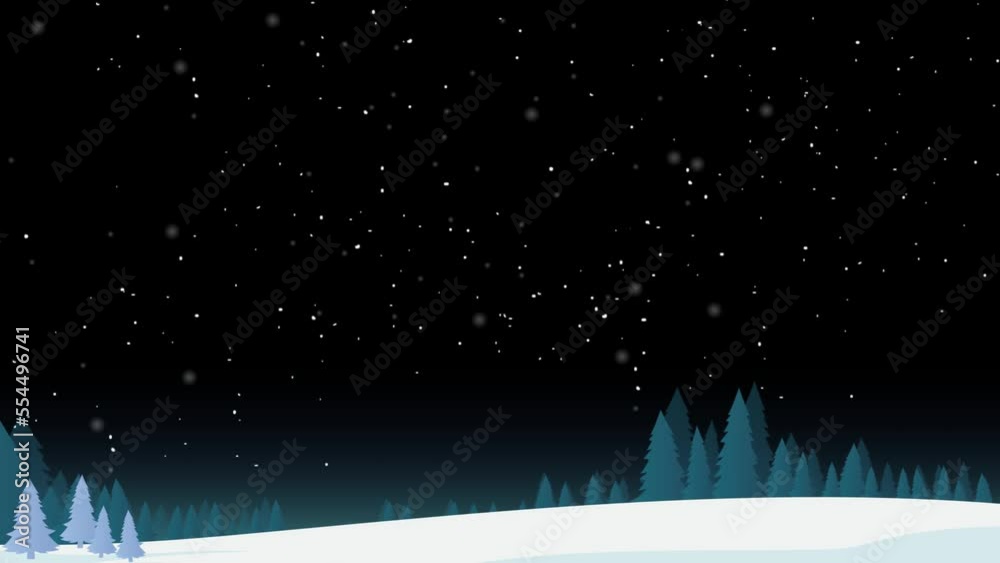 Christmas animated slideshow template in 4K quality
