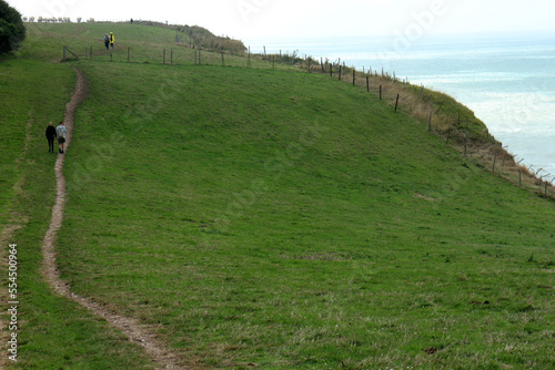 Coastline between Ault and Mers-les-Bains - Seine-Maritime - Normandie - France photo