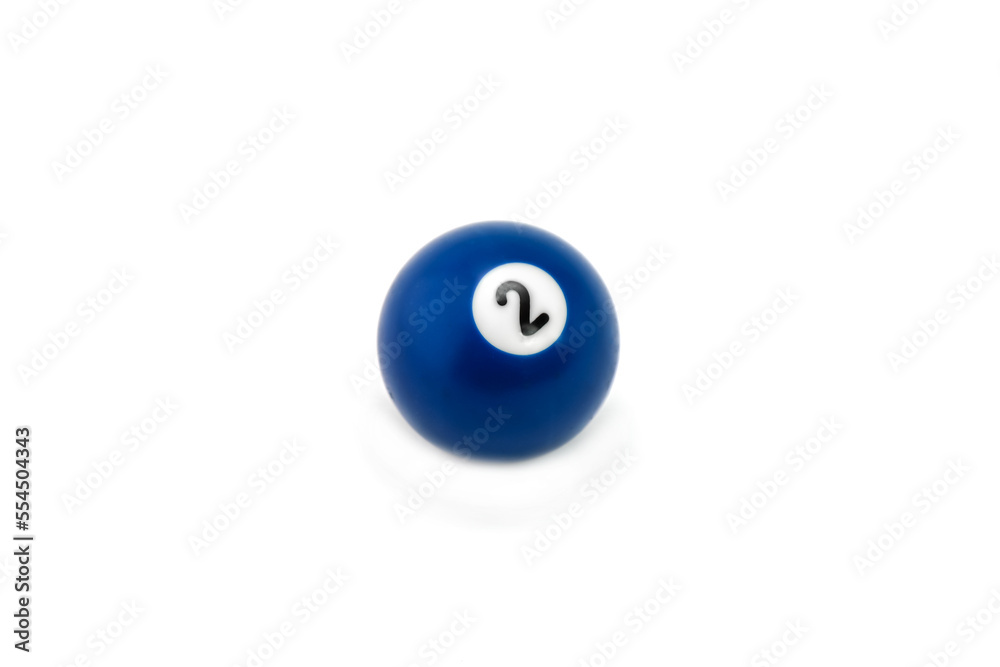 Billiard ball isolated on white background Billiard ball isolated on white background