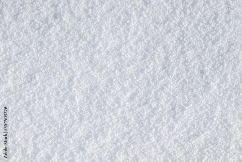 Fresh fallen white snow as background