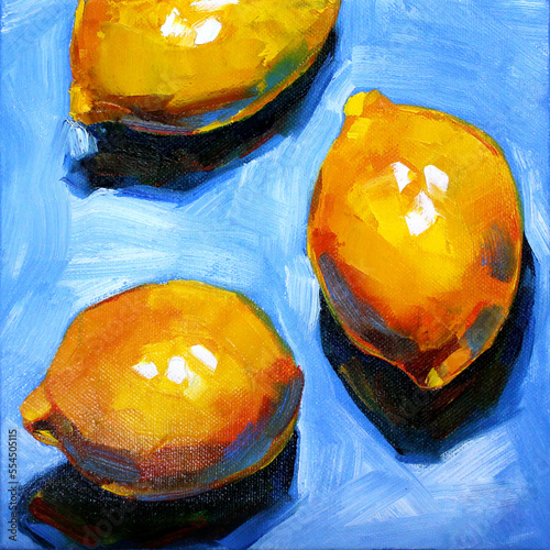 lemon painting