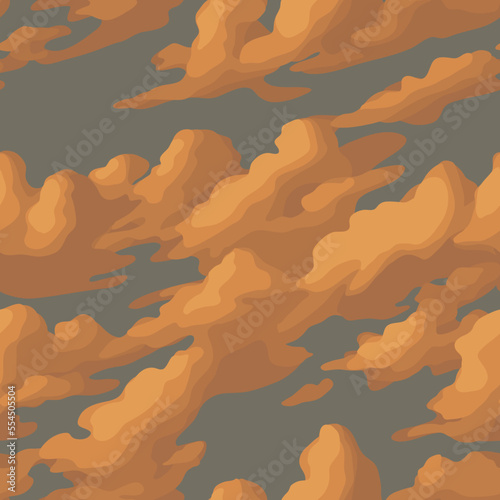 seamless repeating pattern of clouds