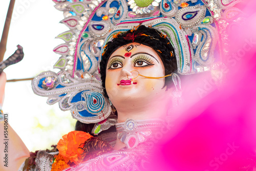 Hindu goddess Manasa Devi outside photo