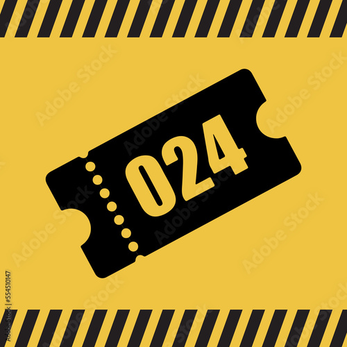 Logo ticket.