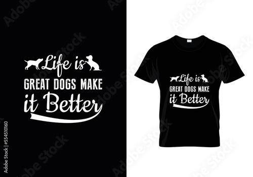 The More People I Meet The More I Love My Dog T-Shirt Design, Dog T Shirt Design, Dog Lover T-Shirt Design