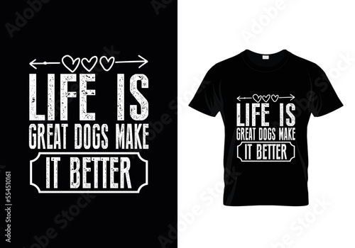 The More People I Meet The More I Love My Dog T-Shirt Design, Dog T Shirt Design, Dog Lover T-Shirt Design