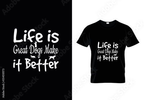 The More People I Meet The More I Love My Dog T-Shirt Design, Dog T Shirt Design, Dog Lover T-Shirt Design