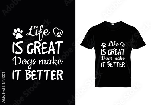 The More People I Meet The More I Love My Dog T-Shirt Design, Dog T Shirt Design, Dog Lover T-Shirt Design