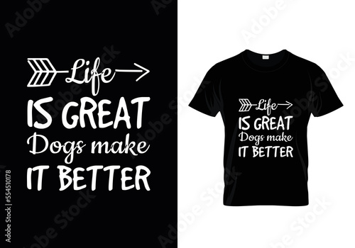 The More People I Meet The More I Love My Dog T-Shirt Design, Dog T Shirt Design, Dog Lover T-Shirt Design