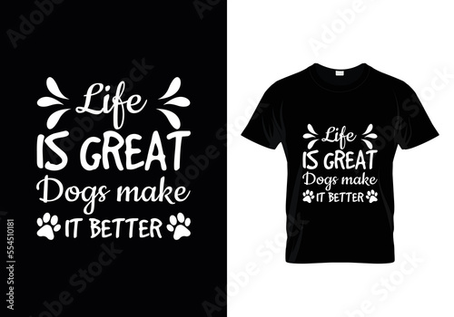 The More People I Meet The More I Love My Dog T-Shirt Design, Dog T Shirt Design, Dog Lover T-Shirt Design