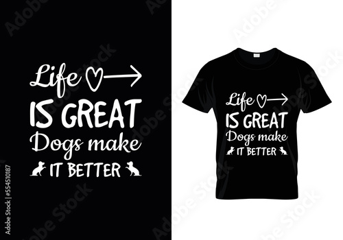 The More People I Meet The More I Love My Dog T-Shirt Design, Dog T Shirt Design, Dog Lover T-Shirt Design