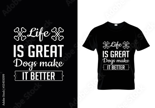 The More People I Meet The More I Love My Dog T-Shirt Design, Dog T Shirt Design, Dog Lover T-Shirt Design