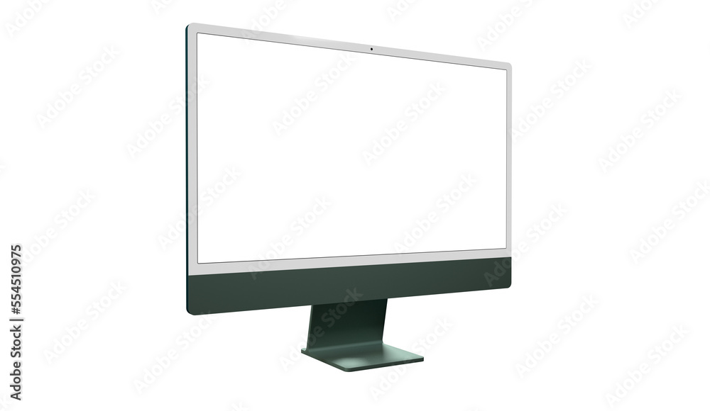 computer monitor with white blank screen computer monitor with white blank screen