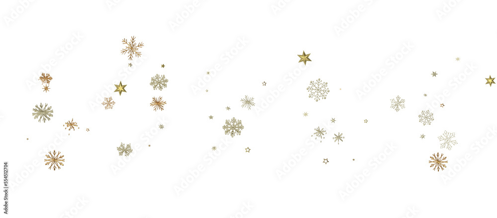 The winter background, falling snowflakes