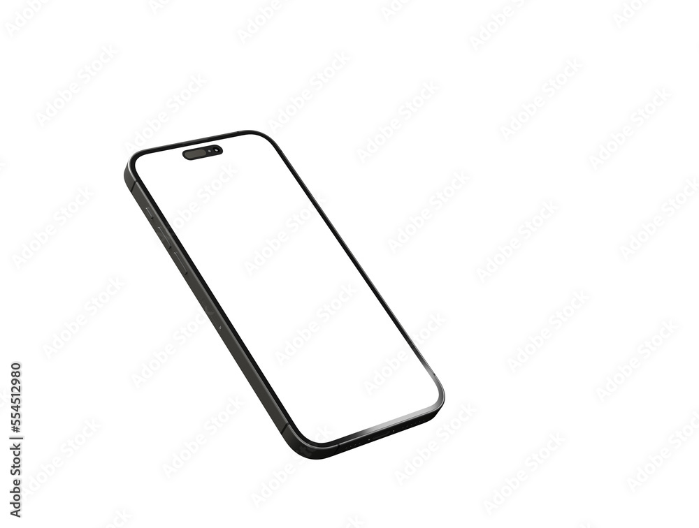 Mock up of smartphone - 3d rendering Mock up of smartphone - 3d rendering