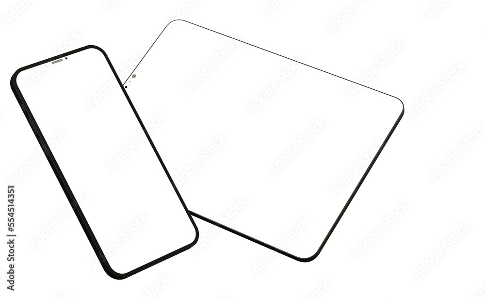 Tablet 3d computer with blank screen Tablet 3d computer with blank screen