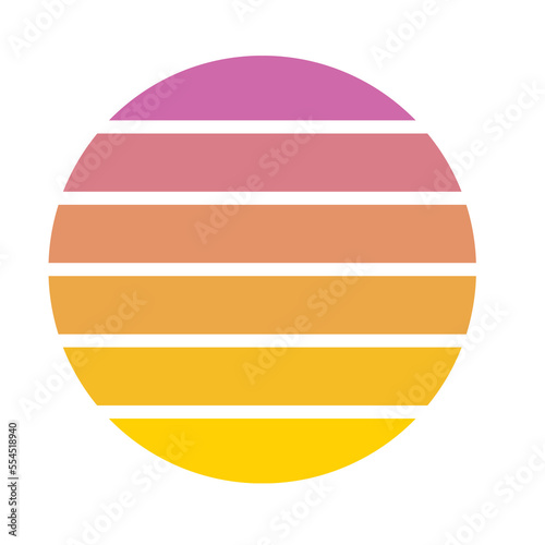 Sunset Retro Vintage Color