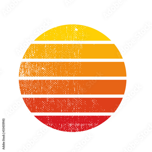 Sunset Retro Vintage Colors