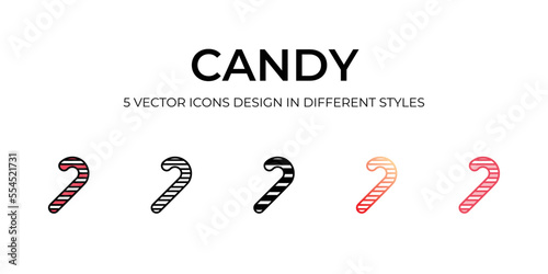 Candy icons with white background.