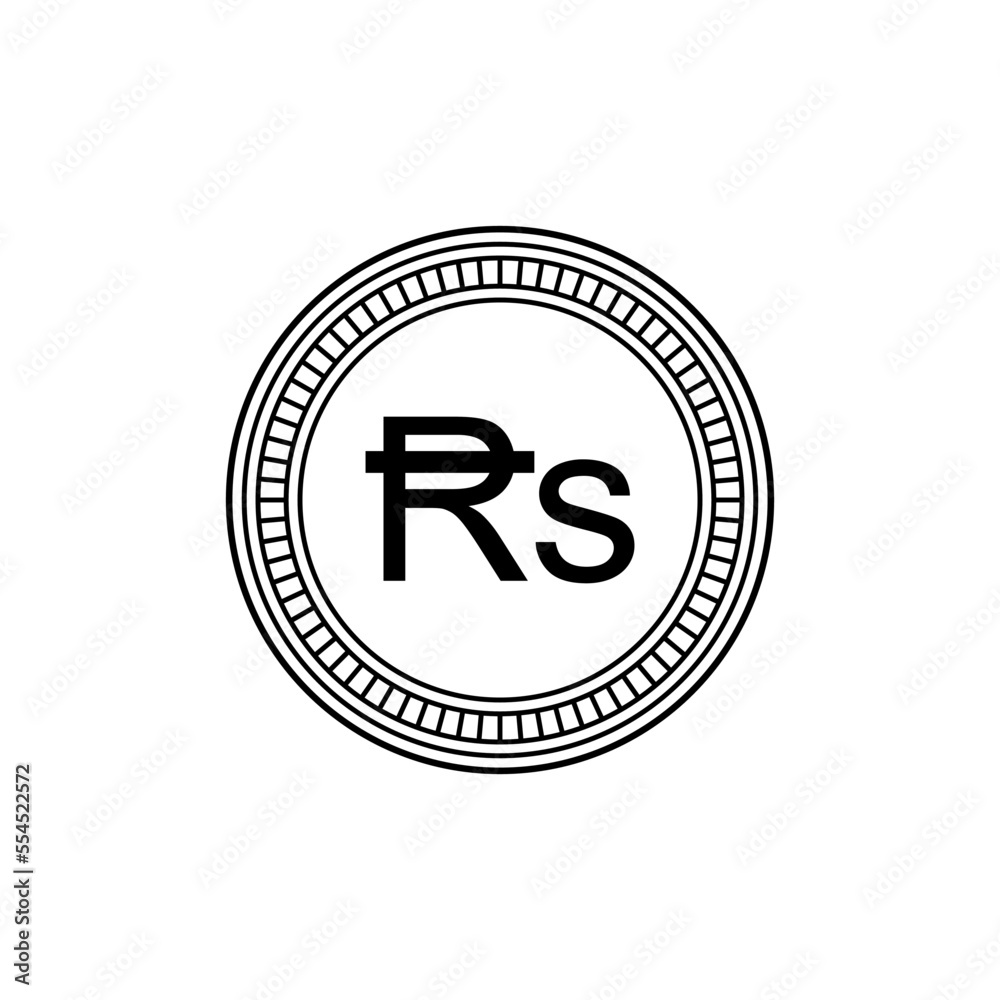 Pakistan Currency Symbol, Pakistani Rupee Icon, PKR Sign. Vector Illustration Pakistan Currency Symbol, Pakistani Rupee Icon, PKR Sign. Vector Illustration