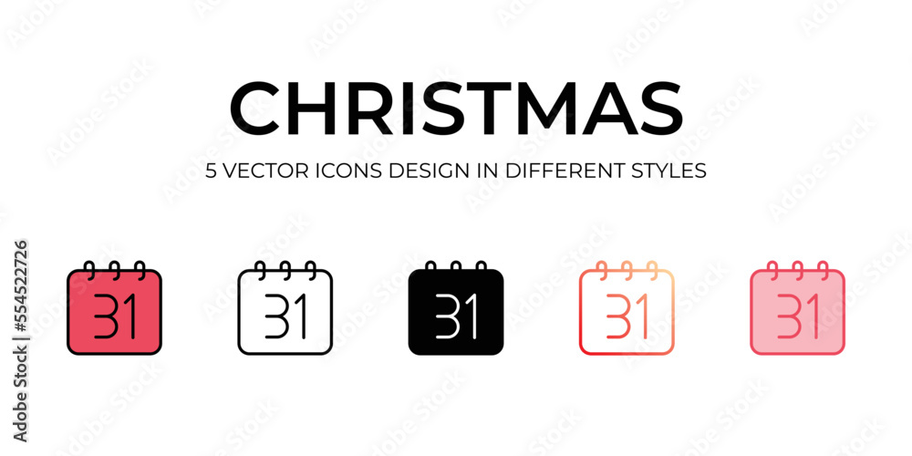 Christmas icons with white background. Christmas icons with white background.