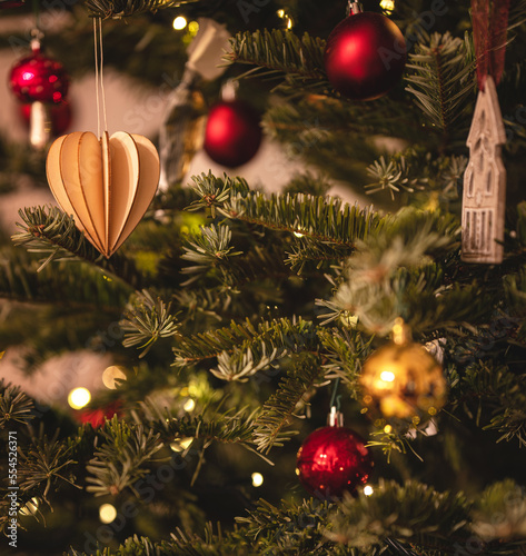 Christmas decoration on the...