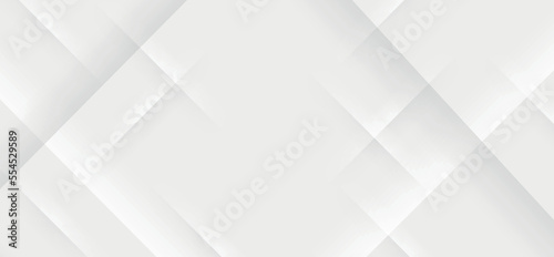 Gray and white diagonal line architecture geometry tech abstract subtle background vector.