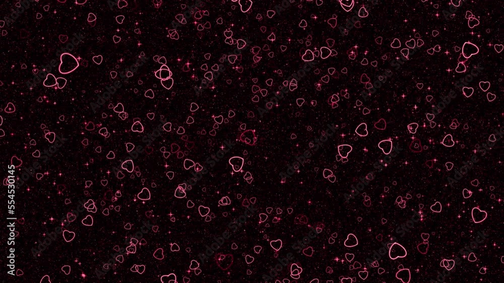 Love heart glowing viva magenta animation background Love heart glowing viva magenta animation background