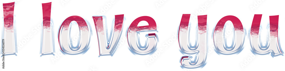 i love you glass clear transparent melt text metal metallic lettering word i love you glass clear transparent melt text metal metallic lettering word