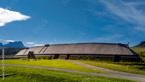 Traditional Building in Lofotr Viking Open-Air Museum