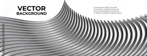 Silver Warp with Background Design