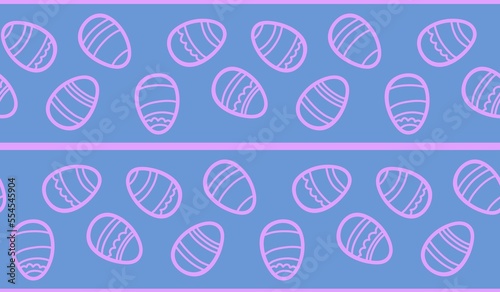 Easter eggs seamless spring pattern for kids clothes print and notebooks and wrapping paper and fabrics