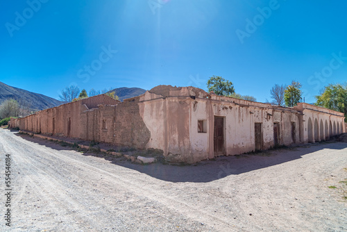 street of the Argentinian village of La Poma in the Andes
