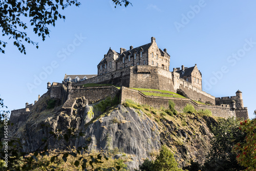 Edinburgh Castle is a historic castle in Edinburgh, Scotland. It stands on Castle Rock